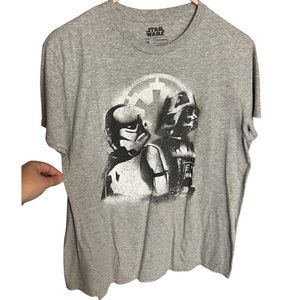 STAR Wars Men’s Tee Shirt Size Medium Gray